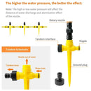 2 Sets Garden Irrigation Sprinklers Farming Sprinkler Systems With 360 Degree Sprinkler