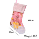 SD-KC2054 LED Christmas Decorated Stocking Christmas Tree Pendant With Lights(Father-In-Law)