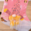 SD-KC2054 LED Christmas Decorated Stocking Christmas Tree Pendant With Lights(Father-In-Law)