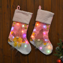 SD-KC2054 LED Christmas Decorated Stocking Christmas Tree Pendant With Lights(Father-In-Law)