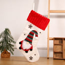 SD-KC2048 Children Gift Socks Christmas Embroidery Santa Candy Socks(White)