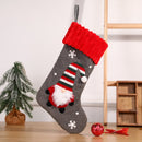 SD-KC2048 Children Gift Socks Christmas Embroidery Santa Candy Socks(Gray)