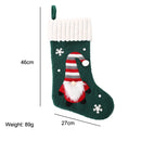 SD-KC2048 Children Gift Socks Christmas Embroidery Santa Candy Socks(White)
