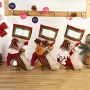 SD-KC2011 Christmas Cotton And Linen Decorative Stockings Christmas Tree Gift Pendant(Elk)
