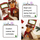 SD-KC2011 Christmas Cotton And Linen Decorative Stockings Christmas Tree Gift Pendant(Elk)