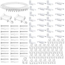 Model Steel Rail Bending Curtain Rail Flexible Guide Set, Size: 5m