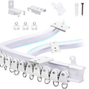 Model Steel Rail Bending Curtain Rail Flexible Guide Set, Size: 5m