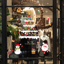 2PCS Christmas Decoration Stickers Scene Layout Window Static Stickers, Size: 60x90cm