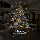 3PCS XH9293 Christmas Decoration Store Window Glass Self-adhesion Sticker, Size: 60x90cm