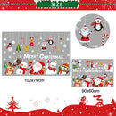 2PCS Christmas Glass Door And Window Decoration Wall Sticker Living Room Background Wall Sticker(92077)