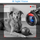 KOMERY AF2 5600PX 18X Zoom 4K Digital Video Camera Black