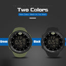 SYNOKE 9648-B Men Outdoor Waterproof Luminous Sports Electronic Watch(Black)