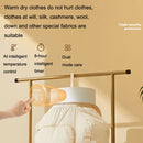 KW-GY05 220V Household Clothes Dryer Dormitory Folding Air Drying Machine, US Plug(Yellow)