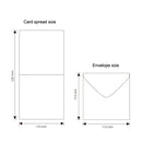 5 Sets Stereoscopic Christmas Card Christmas Greeting Postcard Message Card(Green)