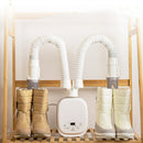 BW102 220V Intelligent Multi-Functional Household Small Double Pipe Quilt Dryer US Plug(White)