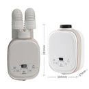 BW102 220V Intelligent Multi-Functional Household Small Double Pipe Quilt Dryer US Plug(White)