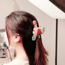 Christmas Plush Scrunchy Clip Three-dimensional Hair Accessories(Moose Coffee)