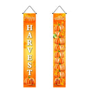 30 x 180cm Thanksgiving Day Couplet Decoration Porch Hanging Flag(Harvest)