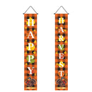 30 x 180cm Thanksgiving Day Couplet Decoration Porch Hanging Flag(Happy Harvest)