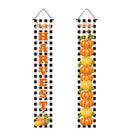 30 x 180cm Thanksgiving Day Couplet Decoration Porch Hanging Flag(Harvest Pumpkin)