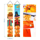 30 x 180cm Thanksgiving Day Couplet Decoration Porch Hanging Flag(Doll)