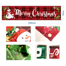 Christmas Patio Banner Party Decoration Supplies 50 x 250cm(Style 21)