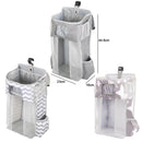 Cot Top Multi-Function Organiser Storage Hanging Bag(Snowflake Material)