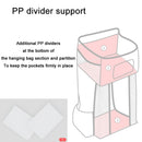 Cot Top Multi-Function Organiser Storage Hanging Bag(Snowflake Material)