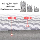 Cot Top Multi-Function Organiser Storage Hanging Bag(Snowflake Material)