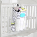 Cot Top Multi-Function Organiser Storage Hanging Bag(Stars)