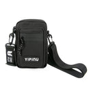 YIPINU YD9 Fashion Students Simple Art Single Shoulder Mobile Phone Bag(Black)