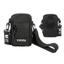 YIPINU YD9 Fashion Students Simple Art Single Shoulder Mobile Phone Bag(Black)