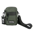 YIPINU YD9 Fashion Students Simple Art Single Shoulder Mobile Phone Bag(Army Green)