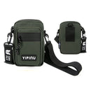 YIPINU YD9 Fashion Students Simple Art Single Shoulder Mobile Phone Bag(Army Green)