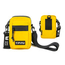 YIPINU YD9 Fashion Students Simple Art Single Shoulder Mobile Phone Bag(Yellow)