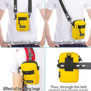 YIPINU YD9 Fashion Students Simple Art Single Shoulder Mobile Phone Bag(Yellow)