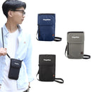 Tingofine YT5 Multifunctional Travel Passport RFID Anti-theft Document Bag Waterproof Passport Holder(Black)