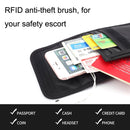 Tingofine YT5 Multifunctional Travel Passport RFID Anti-theft Document Bag Waterproof Passport Holder(Black)