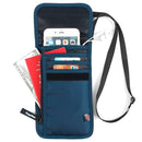 Tingofine YT5 Multifunctional Travel Passport RFID Anti-theft Document Bag Waterproof Passport Holder(Black)