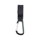 5 PCS Stroller Wear-Resistant Non-Slip Aluminium Climbing Buckle Hooks(Black Snowflake)