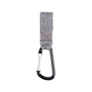 5 PCS Stroller Wear-Resistant Non-Slip Aluminium Climbing Buckle Hooks(Gray Snowflake)