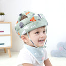 Baby Breathable Anti-fall Head Protective Cap Baby Protective Cap Toddler Bumper Cap, Spec: Gray Star Antlers