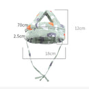 Baby Breathable Anti-fall Head Protective Cap Baby Protective Cap Toddler Bumper Cap, Spec: Antlers Light Green