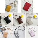 Fashion Versatile Vertical Models Single Shoulder Crossbody Mobile Phone Bag, Color: Black