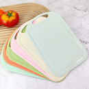 10 PCS Plastic Anti-Slip Kitchen Cutting Board(No. 1 Orange)