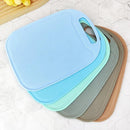10 PCS Plastic Anti-Slip Kitchen Cutting Board(No. 2 Sky Blue)