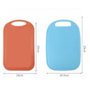 10 PCS Plastic Anti-Slip Kitchen Cutting Board(No. 1 Orange)