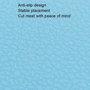 10 PCS Plastic Anti-Slip Kitchen Cutting Board(No. 2 Sky Blue)