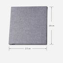 Simple Linen Self-adhesive Film Album Retro Family Large Capacity Handmade Creative Gifts(Gray White Page)