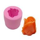 2 PCS Roses Cake Series Silicone Candle Mold Food Grade Baking Tools